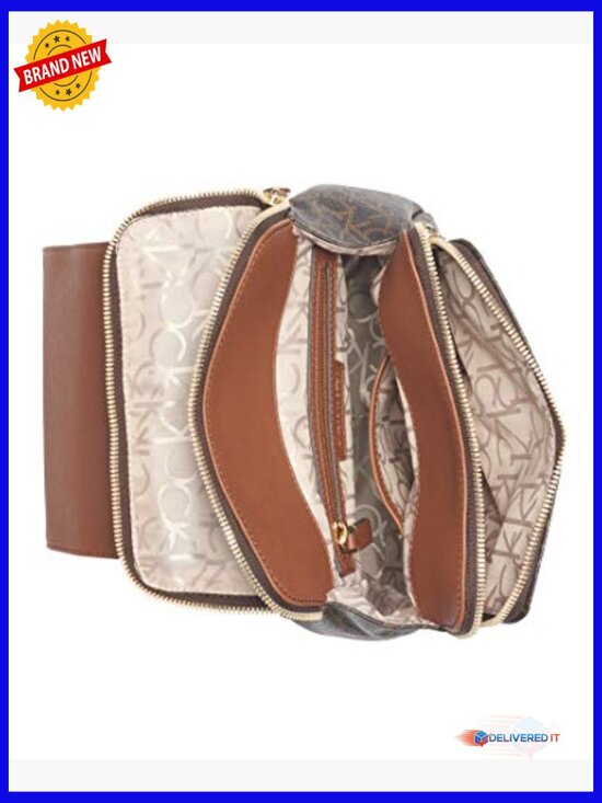 Monogram Leather Flap Backpack with Anti-Theft Pocket main image 4